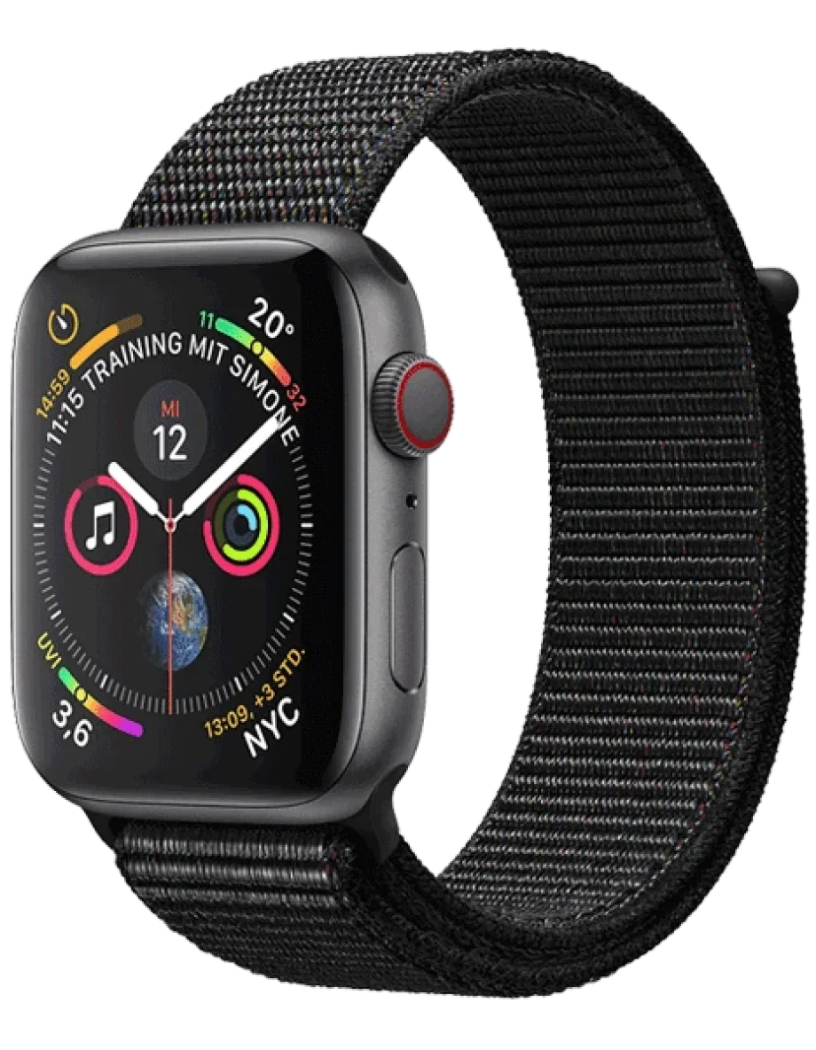 apple watch s4 lte aluminium 44