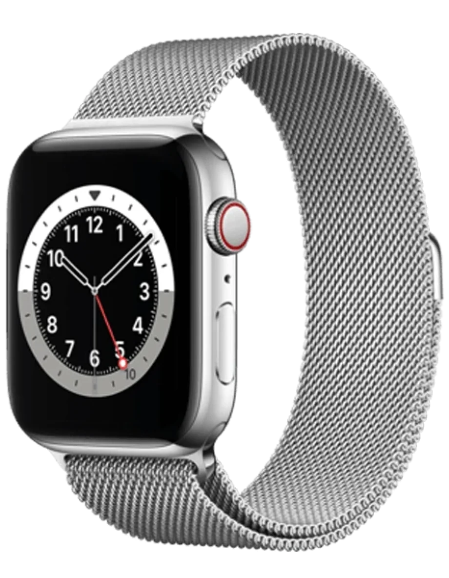 apple watch s6 steel milanaise lte